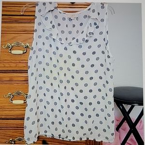 Loft summer blouse size large.